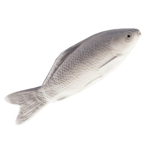 KONTONTY Künstliche Fischfigur aus PU Material Realistisches Fischspielzeug für Katzen und Hunde Bunte Dekoration für Aquarien und Fotografie Simulationstier von KONTONTY