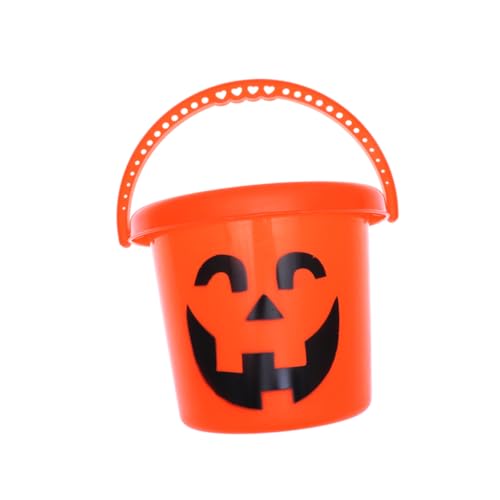 KONTONTY Halloween-Süßigkeiten-Eimer halloween party favors halloween gastgeschenke kunststoffwannen halloween dek Halloween-Requisiten Kürbislaterne Kürbiseimer Kürbis Eimer Kürbisdosen von KONTONTY