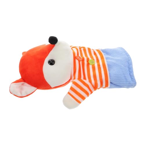 KONTONTY Kuschelige Handpuppe Fuchs Interaktives Plüschspielzeug für Eltern Junge Mädchen Geschichten Kreatives Rollenspiel Niedliches Cartoon Tier für Fantasievolles und KONTONTY Kuschelige Handpuppe Fuchs Interaktives Plüschspielzeug für Eltern Junge Mädchen Geschichten Kreatives Rollenspiel Niedliches Cartoon Tier für Fantasievolles und von KONTONTY