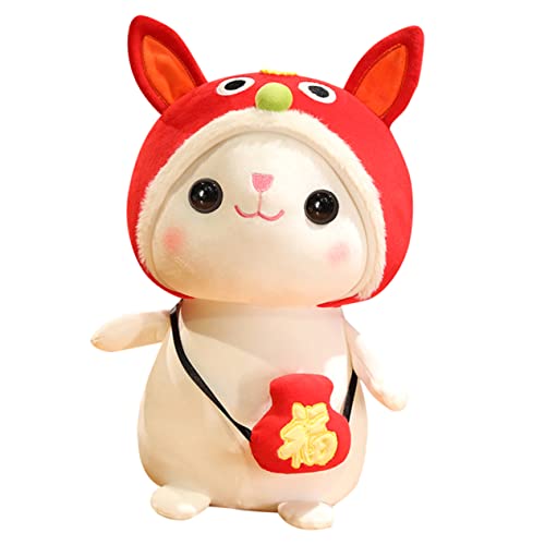 KONTONTY Kuscheliges Plüschkaninchen Niedliches Hase Stofftier Zuhause und Dekoration für Erwachsene Jahr des Mascot KONTONTY Kuscheliges Plüschkaninchen Niedliches Hase Stofftier Zuhause und Dekoration für Erwachsene Jahr des Mascot von KONTONTY