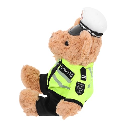 KONTONTY Kuscheltier Bär im Weiches Plüschtier für Jungen Lernen von Verkehrssicherheit Perfektes für Kleinkinder KONTONTY Kuscheltier Bär im Weiches Plüschtier für Jungen Lernen von Verkehrssicherheit Perfektes für Kleinkinder von KONTONTY