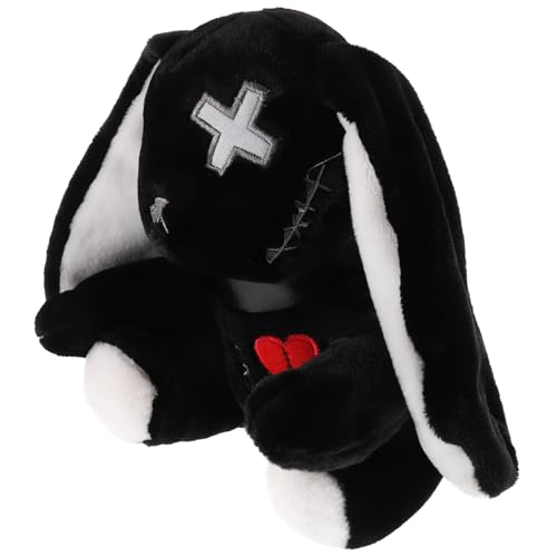 KONTONTY Kuscheltier Hase Plüschtier mit Großen für Halloween Deko und für Freunde und Familie für Raumdekoration für Wohnzimmer und Schlafzimmer KONTONTY Kuscheltier Hase Plüschtier mit Großen für Halloween Deko und für Freunde und Familie für Raumdekoration für Wohnzimmer und Schlafzimmer von KONTONTY