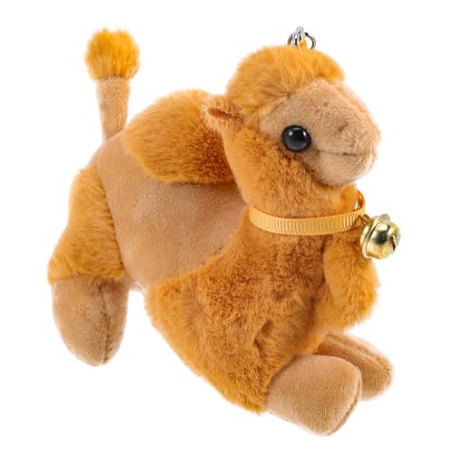 KONTONTY Kuscheltier Kamel aus Plüsch Niedliches Weiches Stofftier für Schlüsselanhänger für Rucksack Leuchtende Farben und Robustes Design KONTONTY Kuscheltier Kamel aus Plüsch Niedliches Weiches Stofftier für Schlüsselanhänger für Rucksack Leuchtende Farben und Robustes Design von KONTONTY