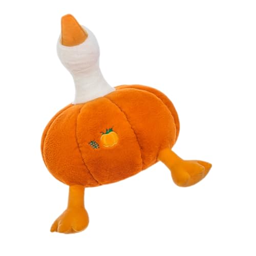KONTONTY Kuscheltier Kürbisente Plüschpuppe Weiches Dekokissen für Sofa und Schlafzimmer für Halloween Dekoration Niedliches Design KONTONTY Kuscheltier Kürbisente Plüschpuppe Weiches Dekokissen für Sofa und Schlafzimmer für Halloween Dekoration Niedliches Design von KONTONTY