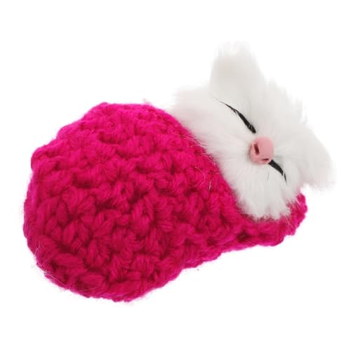 KONTONTY Kuscheltier in Hausschuh Design Realistische Plüschfigur mit Katzenlaut Niedliches für Jungen und Dekoration für Kinderzimmer Geschlossene Augen KONTONTY Kuscheltier in Hausschuh Design Realistische Plüschfigur mit Katzenlaut Niedliches für Jungen und Dekoration für Kinderzimmer Geschlossene Augen von KONTONTY