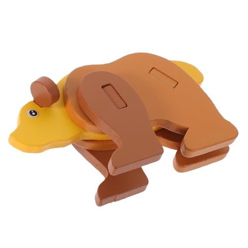 KONTONTY Lernspielzeug Holzpuzzle Tiere Puzzlespiel für Pädagogisch Bunte Tierformen Fördern Hand Auge Koordination und Kreatives Geeignet für Kleinkinder Spiel und Entwicklung von KONTONTY