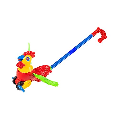 KONTONTY Lernspielzeug für Cartoon Pushing Cart mit Abnehmbaren Tiermotiven Lauflernhilfe Motorischen Fähigkeiten für Indoor und Outdoor KONTONTY Lernspielzeug für Cartoon Pushing Cart mit Abnehmbaren Tiermotiven Lauflernhilfe Motorischen Fähigkeiten für Indoor und Outdoor von KONTONTY