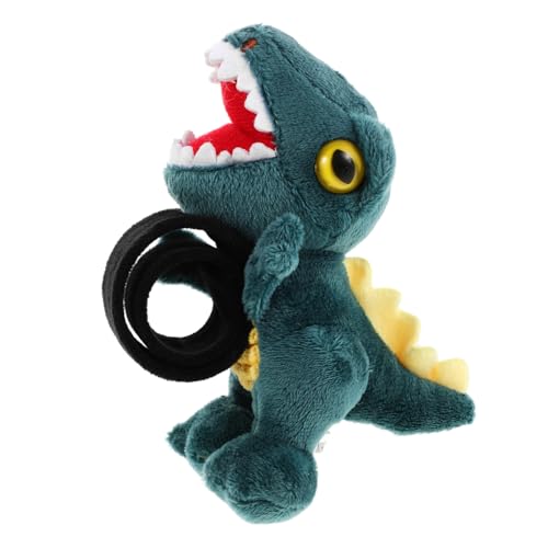 KONTONTY Lustige Dinosaurier Deko zum Aufhängen Langlebiges Dinosaurier Stofftier als Motorrad Rückseiten Ornament Kreatives Mini Kuscheltier Vielseitige Motorradgriff Verzierung von KONTONTY