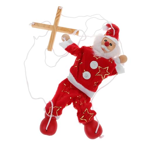 KONTONTY Lustige Holzmarionette Weihnachtsmann Schnurpuppen Handgefertigte Marionetten für Kreative Weihnachtsdekoration für Festtage Fördert Kreativität KONTONTY Lustige Holzmarionette Weihnachtsmann Schnurpuppen Handgefertigte Marionetten für Kreative Weihnachtsdekoration für Festtage Fördert Kreativität von KONTONTY