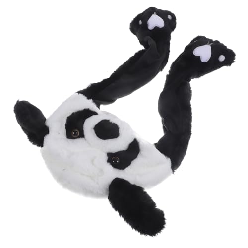 KONTONTY Lustiger Panda üsch Hut Mit Beweglichen Ohren Cosplay ütze Für Erwachsene Tierkostü Accessoire Für Partys Und Feiertage KONTONTY Lustiger Panda üsch Hut Mit Beweglichen Ohren Cosplay ütze Für Erwachsene Tierkostü Accessoire Für Partys Und Feiertage von KONTONTY