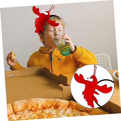 KONTONTY Lustiges Langusten Haarreif Kopfband mit Niedlicher Puppendeko Kreativer Tier Kopfschmuck für Mädchen Karneval Halloween Party Cosplay KONTONTY Lustiges Langusten Haarreif Kopfband mit Niedlicher Puppendeko Kreativer Tier Kopfschmuck für Mädchen Karneval Halloween Party Cosplay von KONTONTY