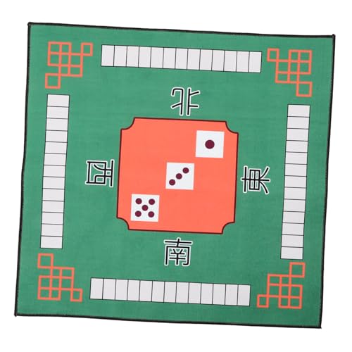 KONTONTY Mahjong-tischmatte Stabil Und Bequem Grün Keine Poker-tischdecke Kartenspielmatte 1 Stück von KONTONTY