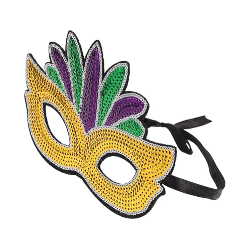 KONTONTY Mardi Gras Masken Glitzernde Karnevalsmaske Faschingsmaske für Party Kostüm Verschiedene Schimmernde Accessoires für Karneval Fasching KONTONTY Mardi Gras Masken Glitzernde Karnevalsmaske Faschingsmaske für Party Kostüm Verschiedene Schimmernde Accessoires für Karneval Fasching von KONTONTY