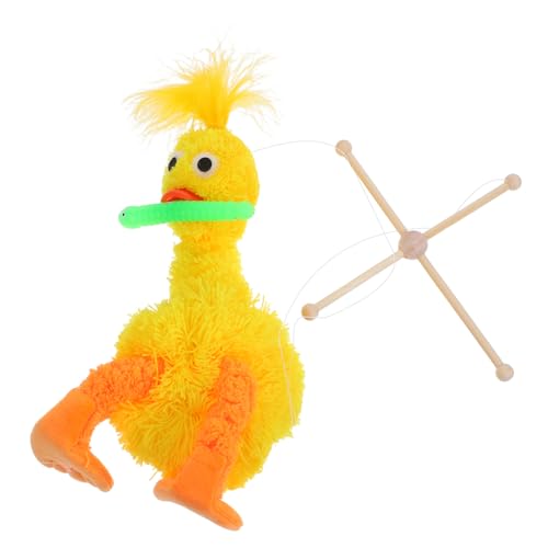 KONTONTY Marionette Entenplüschanhänger Tierspielzeug Furz Gefüllte Tiere Kuscheltier Ente Entzückendes Plüschspielzeug Passen Sie Plüschspielzeug An Plüschpuppenhow -Requisite Gelb Bambus KONTONTY Marionette Entenplüschanhänger Tierspielzeug Furz Gefüllte Tiere Kuscheltier Ente Entzückendes Plüschspielzeug Passen Sie Plüschspielzeug An Plüschpuppenhow -Requisite Gelb Bambus von KONTONTY