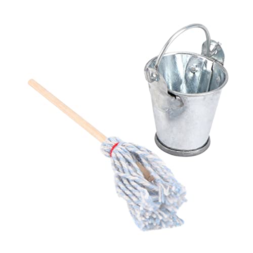 KONTONTY Maßstab Mini Mop und Kleiner Hausornament für Detailreiche Dekoration Leichtes Kompaktes Design für Puppenmöbel KONTONTY Maßstab Mini Mop und Kleiner Hausornament für Detailreiche Dekoration Leichtes Kompaktes Design für Puppenmöbel von KONTONTY