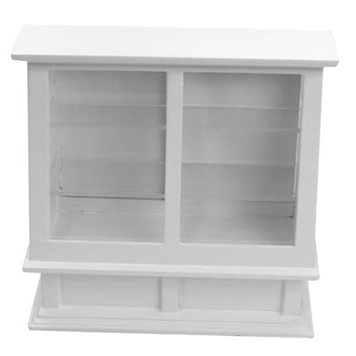 KONTONTY Maßstab Miniatur Möbel Weißes Mini Aufbewahrungs Schrank Puppenhaus Dekoration Tortendeko Charmant Detailgetreu Kreativ Tragbar KONTONTY Maßstab Miniatur Möbel Weißes Mini Aufbewahrungs Schrank Puppenhaus Dekoration Tortendeko Charmant Detailgetreu Kreativ Tragbar von KONTONTY