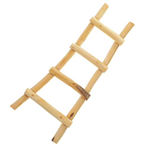 KONTONTY Maßstab Puppenhaus Dekorative Gartenleiter Langlebige Miniaturleiter für Puppenhaus Zubehör Naturbelassenes Holz Handgefertigt für Detailreiche Miniaturgärten und Spielwelten KONTONTY Maßstab Puppenhaus Dekorative Gartenleiter Langlebige Miniaturleiter für Puppenhaus Zubehör Naturbelassenes Holz Handgefertigt für Detailreiche Miniaturgärten und Spielwelten von KONTONTY
