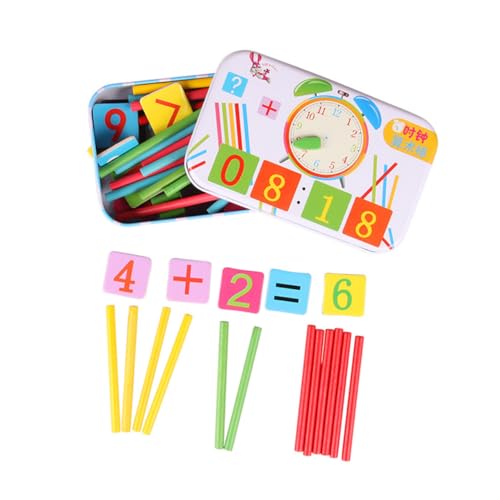 KONTONTY Mathematikunterricht -Taschenrechner Hilfsmittel für den Mathematikunterricht Mathe-Zählstock Lernspielzeug für Mathematik Kinderrechner Bildungsspielzeug von KONTONTY