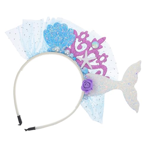 KONTONTY Meerjungfrau Haarreif für Mädchen Stilvolles und Sicheres Accessoire mit Pailletten für Strandpartys Cosplay und Besondere Anlässe KONTONTY Meerjungfrau Haarreif für Mädchen Stilvolles und Sicheres Accessoire mit Pailletten für Strandpartys Cosplay und Besondere Anlässe von KONTONTY