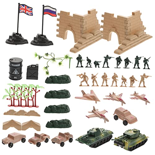 KONTONTY Militärmodell Spielset Miniatur Soldaten Ausrüstung Retro Design Realistische Details Sicher für Geburtstag Party Dekoration KONTONTY Militärmodell Spielset Miniatur Soldaten Ausrüstung Retro Design Realistische Details Sicher für Geburtstag Party Dekoration von KONTONTY