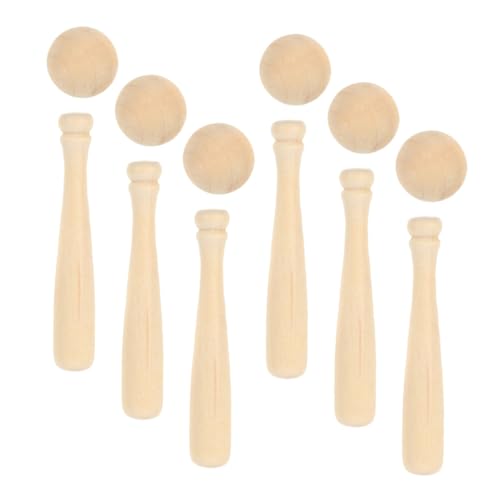 KONTONTY Mini Baseballschläger DIY Set Teiliges Bastelset Malen Kreative Spielzeuge für Bastelprojekte Partys und KONTONTY Mini Baseballschläger DIY Set Teiliges Bastelset Malen Kreative Spielzeuge für Bastelprojekte Partys und von KONTONTY