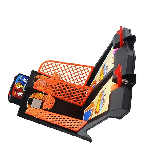 KONTONTY Mini-basketballspielset Tisch-basketballspielzeug Finger-schießmaschine Interaktives Sportspielzeug Für 2 Personen Für Kinder Und Familienspaß von KONTONTY