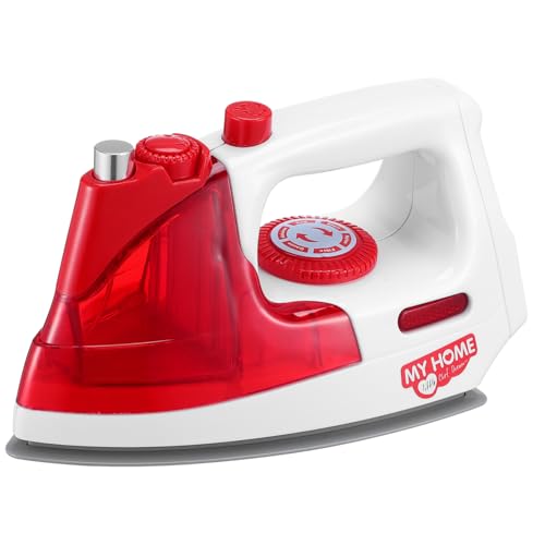 KONTONTY Mini Bügeleisen Realistisches Lernspielzeug für Hochwertigem Fördert Aufmerksamkeit und Geschicklichkeit für Rollenspiele und Kreative Aktivitäten KONTONTY Mini Bügeleisen Realistisches Lernspielzeug für Hochwertigem Fördert Aufmerksamkeit und Geschicklichkeit für Rollenspiele und Kreative Aktivitäten von KONTONTY