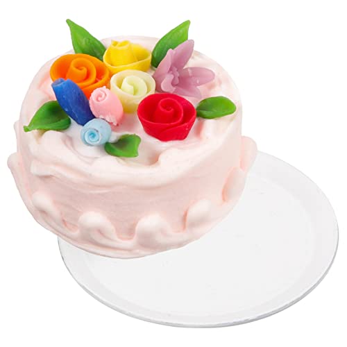 KONTONTY Mini-Cupcakes fotografische Requisiten Minikuchen Spielzeuge Papierbecher künstlicher Nachtisch dekorative Kuchenrequisiten Jahrgang Pappbecher das Gericht Modell von KONTONTY