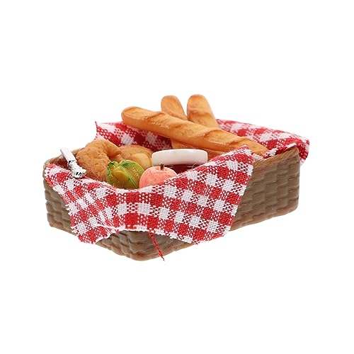 KONTONTY Mini DIY Ornament Set Lustiger Miniatur Brotkorb Für Puppenhaus Resin Bastelbedarf Für Dessert Modelle Und Kreative Dekoration KONTONTY Mini DIY Ornament Set Lustiger Miniatur Brotkorb Für Puppenhaus Resin Bastelbedarf Für Dessert Modelle Und Kreative Dekoration von KONTONTY