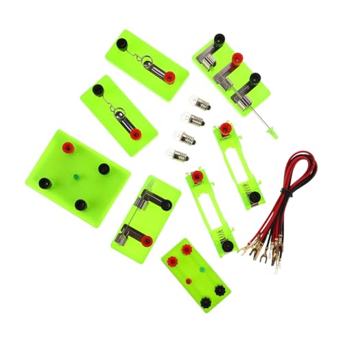 KONTONTY Schaltkreis-lernset Physik-experimentierkasten Elektrizitäts-bausatz Für Grundschaltungen Mit Praktischen Materialien Geeignet Für Schulunterricht KONTONTY Schaltkreis-lernset Physik-experimentierkasten Elektrizitäts-bausatz Für Grundschaltungen Mit Praktischen Materialien Geeignet Für Schulunterricht von KONTONTY