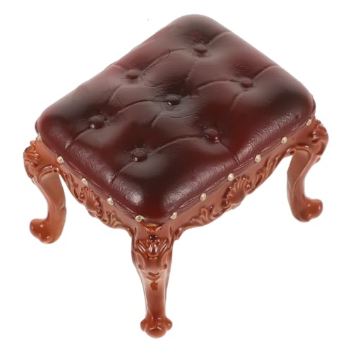 KONTONTY Mini -Hintergrundstuhl Möbel Puppe winzig Weiß klein für Die entzückender Miniaturstuhl Mini-Stuhl selber Machen Miniatur-Stuhlmodell Stuhlverzierung Mini-Hausdekoration PVC von KONTONTY