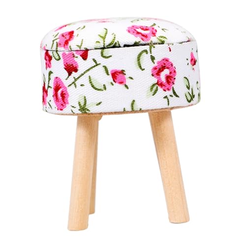 KONTONTY Mini Hocker Dekoration Mini Möbel Für Den Innenbereich Kleiner Puppenhaus Hocker Puppenhaus Möbel Ornamente Kleine Szene Puppenhaus Möbel Puppenhaus Möbel Und Zubehör von KONTONTY