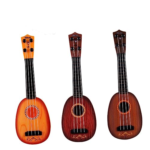 KONTONTY Pädagogisches Jungen Und Mädchen Ukulele Spielzeug Gitarre Spielzeug Kinder Musikinstrument Kunststoff von KONTONTY