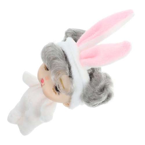 KONTONTY Mini Mädchen Puppe Weiche Vinyl Puppe für Kinderzimmer Dekoration für Freunde und Langlebig und Detailreich Vielseitig Einsetzbar von KONTONTY