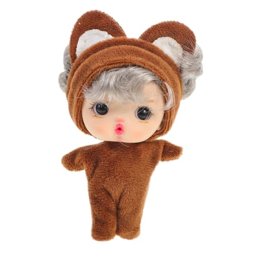 KONTONTY Mini Mädchen Puppe aus Wechselbare Outfit Puppe für Kreative Fotos und Dekoration für Kinderzimmer für Freunde und Familie KONTONTY Mini Mädchen Puppe aus Wechselbare Outfit Puppe für Kreative Fotos und Dekoration für Kinderzimmer für Freunde und Familie von KONTONTY