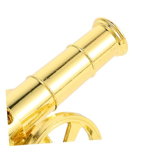 KONTONTY Mini Metallkanonen Modell Vintage Sammlerfigur mit Feiner Detailarbeit Dekoratives Mini Kanonenornament für Wohn und Bürotisch Hochwertiges Home Table Ornament aus Metall von KONTONTY