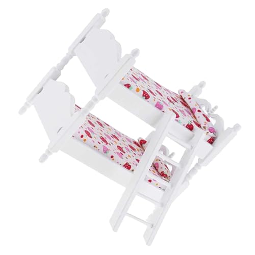 KONTONTY Mini Möbel Modell Etagenbetten Künstliches Spielzeugbett Etagenbett Puppenhaus Puppenhaus Zubehör Puppenhaus Etagenbetten Spiel Etagenbett Kleine Puppenhausmöbel Spielspielzeug KONTONTY Mini Möbel Modell Etagenbetten Künstliches Spielzeugbett Etagenbett Puppenhaus Puppenhaus Zubehör Puppenhaus Etagenbetten Spiel Etagenbett Kleine Puppenhausmöbel Spielspielzeug von KONTONTY