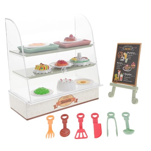 KONTONTY Mini-Schilder für die Lebensmittelanzeige Lebensmitteldisplay aus Acryl Mini-Lebensmittel Brot Vitrine Miniküche Vitrine aus durchsichtigem Acryl Mini-Laden Plastik KONTONTY Mini-Schilder für die Lebensmittelanzeige Lebensmitteldisplay aus Acryl Mini-Lebensmittel Brot Vitrine Miniküche Vitrine aus durchsichtigem Acryl Mini-Laden Plastik von KONTONTY