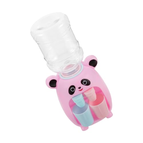 KONTONTY Mini Wasserspender Kühler Kleinkinder Spender Mini Trinksimulation Puppenhaus Wasserspender Süßer Kleiner Panda Kinderspielzeug Kinderspielzeug Kinderspielzeug von KONTONTY