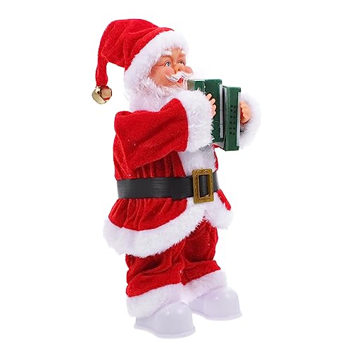 KONTONTY Mini Weihnachtsmann Figur Batteriebetriebene Weihnachtsdekoration Für Regal Perfektes Weihnachtsspielzeug Für Stimmungsvolle Festtage Einfache Handhabung Ohne Kabel KONTONTY Mini Weihnachtsmann Figur Batteriebetriebene Weihnachtsdekoration Für Regal Perfektes Weihnachtsspielzeug Für Stimmungsvolle Festtage Einfache Handhabung Ohne Kabel von KONTONTY