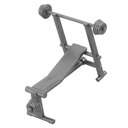 KONTONTY Miniatur Fitnessgeräte für Puppenhaus Hantelbank mit Hanteln DIY Indoor Mikro Szene Zubehör für Puppenhaus Detailliertes Sportequipment für Kreative Spielwelten KONTONTY Miniatur Fitnessgeräte für Puppenhaus Hantelbank mit Hanteln DIY Indoor Mikro Szene Zubehör für Puppenhaus Detailliertes Sportequipment für Kreative Spielwelten von KONTONTY