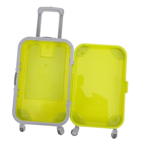 KONTONTY Koffer Klein Mit Rollen Handgepäck Puppenkoffer Miniatur Koffer Für Puppenhaus Gelbes Spielzeugreisegepäck Puppenzubehör Ideal Für Kreative Spielideen Mini Suitcase Dollhouse Accessory KONTONTY Koffer Klein Mit Rollen Handgepäck Puppenkoffer Miniatur Koffer Für Puppenhaus Gelbes Spielzeugreisegepäck Puppenzubehör Ideal Für Kreative Spielideen Mini Suitcase Dollhouse Accessory von KONTONTY