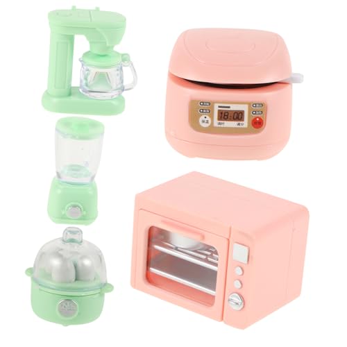 KONTONTY Miniatur-küchengeräte Satz Für Puppenhaus Spielzeug Mit Backofen Kaffeemaschine Entsafter Kocher Für Kinder Puppenhaus Miniaturzubehör Modell KONTONTY Miniatur-küchengeräte Satz Für Puppenhaus Spielzeug Mit Backofen Kaffeemaschine Entsafter Kocher Für Kinder Puppenhaus Miniaturzubehör Modell von KONTONTY