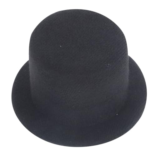 KONTONTY Miniatur Mini Zylinderhut Schwarz für DIY Bastelbedarf Puppenaccessoires Schneemann Hüte Filzhut Handgemachte Dekoration für Party und Haarschmuck KONTONTY Miniatur Mini Zylinderhut Schwarz für DIY Bastelbedarf Puppenaccessoires Schneemann Hüte Filzhut Handgemachte Dekoration für Party und Haarschmuck von KONTONTY