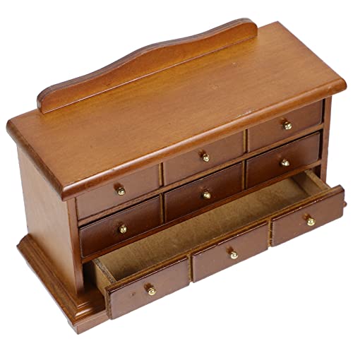 KONTONTY Miniatur Puppenhaus Holz Schrank Handgefertigtes Mini Holz Aufbewahrungsmodell Detailreiches DIY Retro Fach Kabinett Sicheres Holzmaterial für Puppenhaus Dekoration KONTONTY Miniatur Puppenhaus Holz Schrank Handgefertigtes Mini Holz Aufbewahrungsmodell Detailreiches DIY Retro Fach Kabinett Sicheres Holzmaterial für Puppenhaus Dekoration von KONTONTY