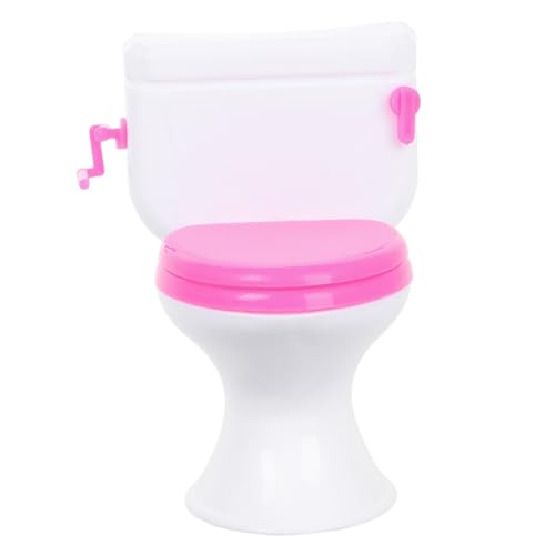 KONTONTY Miniatur-Modell Toilette Puppenhaus Mini Toilette Spielzeug Puppe Versorgung KONTONTY Miniatur-Modell Toilette Puppenhaus Mini Toilette Spielzeug Puppe Versorgung von KONTONTY