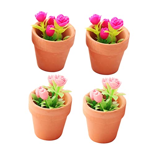KONTONTY Deko Rosenblumen Töpfe Puppenhaus Zubehör Kleine Gartenpflanzen Für Modelle Dekoration Für Dollhouse Und Bastelprojekte Puppenhaus Pflanzen KONTONTY Deko Rosenblumen Töpfe Puppenhaus Zubehör Kleine Gartenpflanzen Für Modelle Dekoration Für Dollhouse Und Bastelprojekte Puppenhaus Pflanzen von KONTONTY