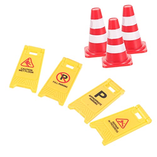 KONTONTY Miniatur Verkehrsschilder und Baustellenabsperrungen aus Robustem Material Leuchtende Farben Kindgerechtes Lernspielzeug für Verkehrssicherheit für Partygeschenke und Rollenspiele KONTONTY Miniatur Verkehrsschilder und Baustellenabsperrungen aus Robustem Material Leuchtende Farben Kindgerechtes Lernspielzeug für Verkehrssicherheit für Partygeschenke und Rollenspiele von KONTONTY