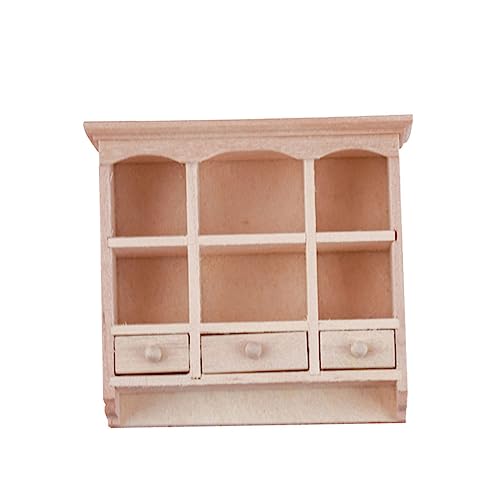KONTONTY Miniatur Wandhängender Holzschrank Kleine Möbel Figurine Solide Farbige Dekoration für Puppenhaus Leicht Stabil Geruchlos Langlebig für DIY und Puppenstuben Zubehör KONTONTY Miniatur Wandhängender Holzschrank Kleine Möbel Figurine Solide Farbige Dekoration für Puppenhaus Leicht Stabil Geruchlos Langlebig für DIY und Puppenstuben Zubehör von KONTONTY