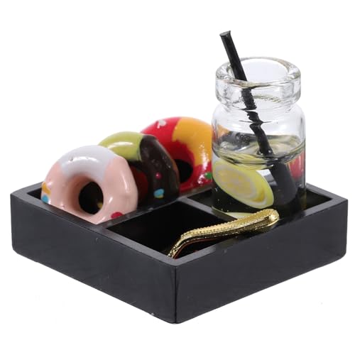 KONTONTY Miniatur mit Süßigkeiten Modell für Puppenhaus Dekoration für Kreative Spielsets und Fotorequisiten Lebendige Farben und Realistische Gestaltung von KONTONTY